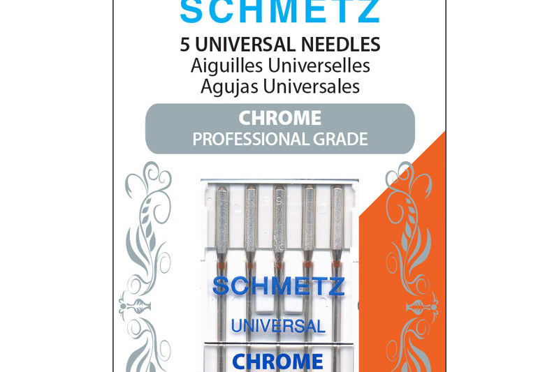 Chrome Universal Needle 80/12 - Happy Little Quilt Shop
