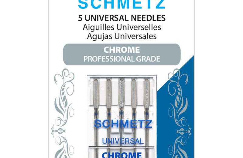 Schmetz Chrome Universal Needle 90/14 5 Pack - Happy Little Quilt Shop