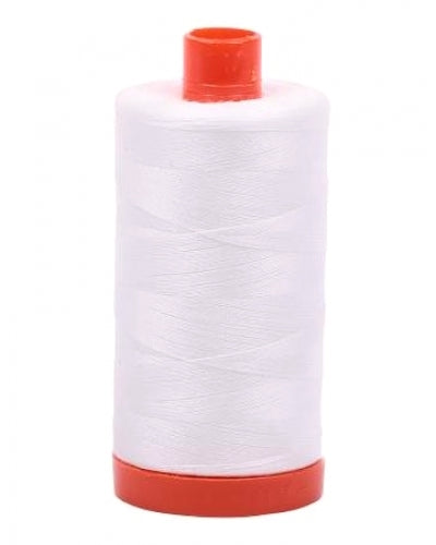 Aurifil Natural White 50 wt Cotton 1422 yd - Happy Little Quilt Shop