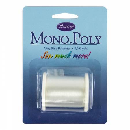MonoPoly Invisible Polyester Thread .004mm 2200yds - Happy Little Quilt Shop