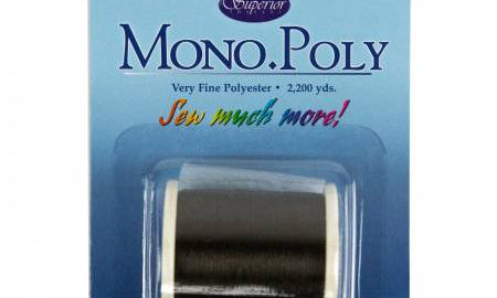 MonoPoly Invisible Polyester Thread .004mm 2200yds Smoke - Happy Little Quilt Shop
