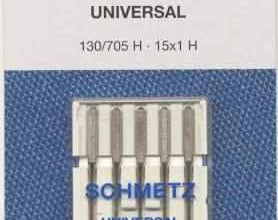 Schmetz Universal Machine Needle Size 12/80 5 Pack - Happy Little Quilt Shop