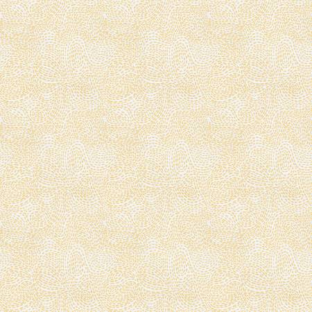 Waved Cream Cotton Sateen 118in Wide Back - Happy Little Quilt Shop