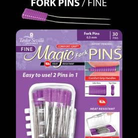 Magic Pins Fork Fine 30pc - Happy Little Quilt Shop