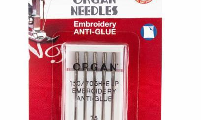 Organ Needles Anti Glue Size 75/11 Blister Pack - Happy Little Quilt Shop