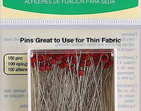 Silk Pins With Glass Heads 2501 Clover