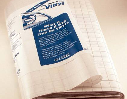 Iron on Vinyl Gloss Finish 17in x 20 yds bolt, sold by the yard - Happy Little Quilt Shop