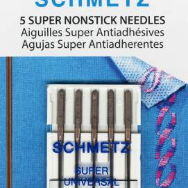 Schmetz Super Nonstick Needle 5ct, Size 80/12 - Happy Little Quilt Shop