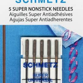Schmetz Super Nonstick Needle 5ct, Size 80/12 - Happy Little Quilt Shop