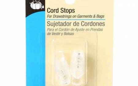 Cord Stops Clear 2 ct