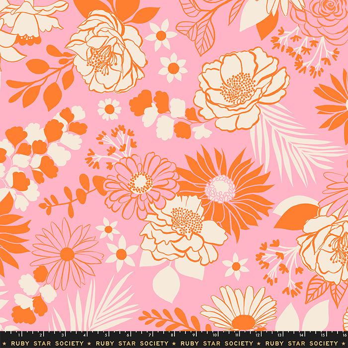 108" Reverie Posy RS0057 13 Ruby Star Society fabric - Happy Little Quilt Shop