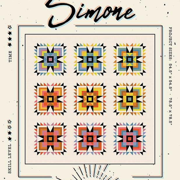 Simone TLQ 1017 Taralee Quiltery quilt pattern - Happy Little Quilt Shop