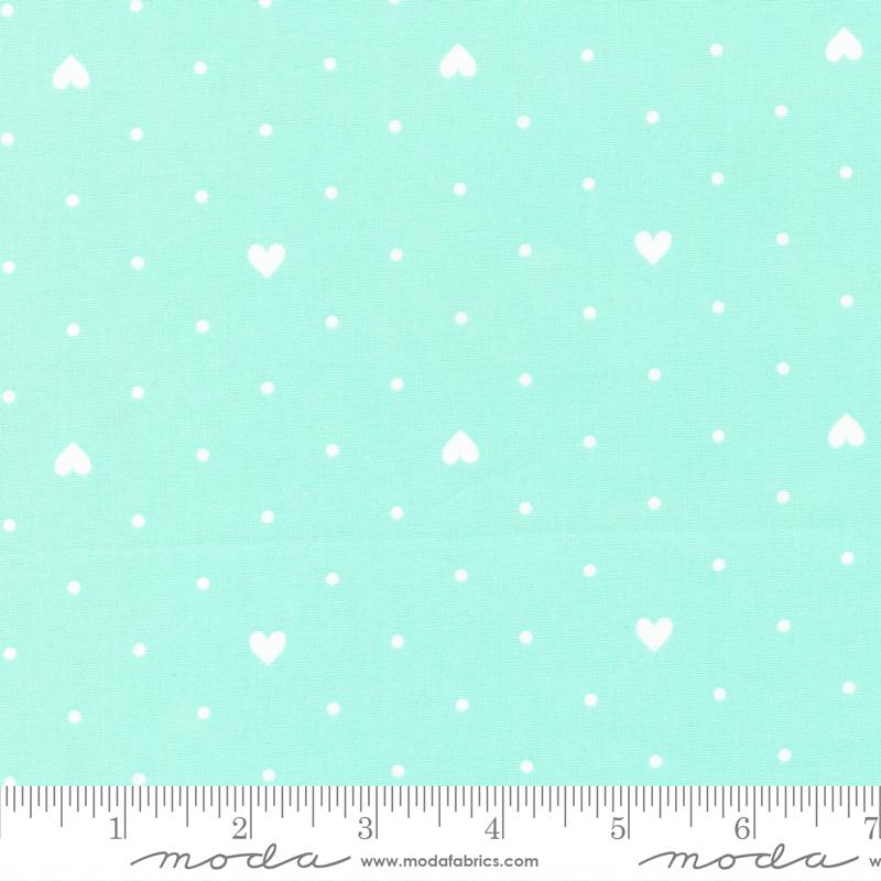 108" Lighthearted Aqua 108009 13 Moda Basics Fabric - Happy Little Quilt Shop