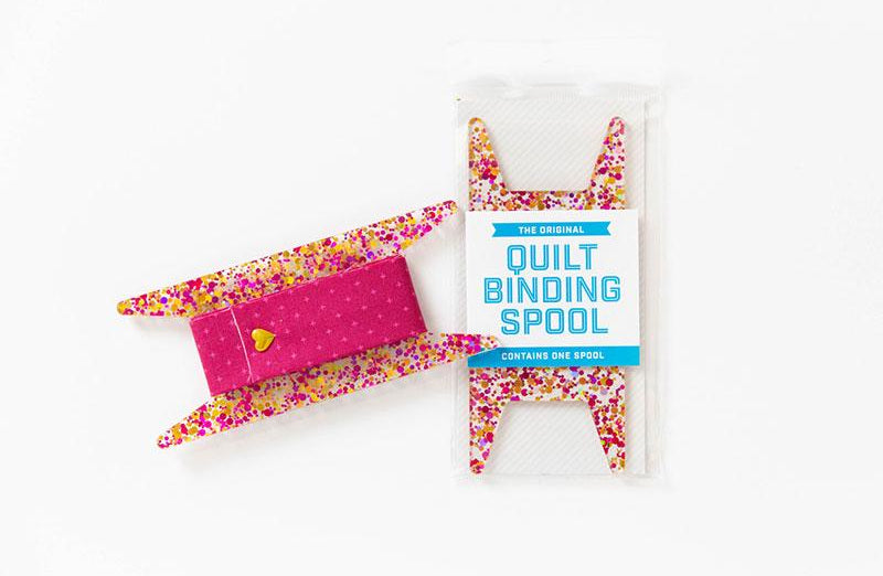 Glitter Binding Spool Pink/Gold SSC 301 Stitch Supply - Happy Little Quilt Shop