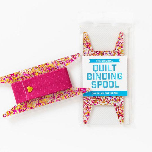 Glitter Binding Spool Pink/Gold SSC 301 Stitch Supply - Happy Little Quilt Shop