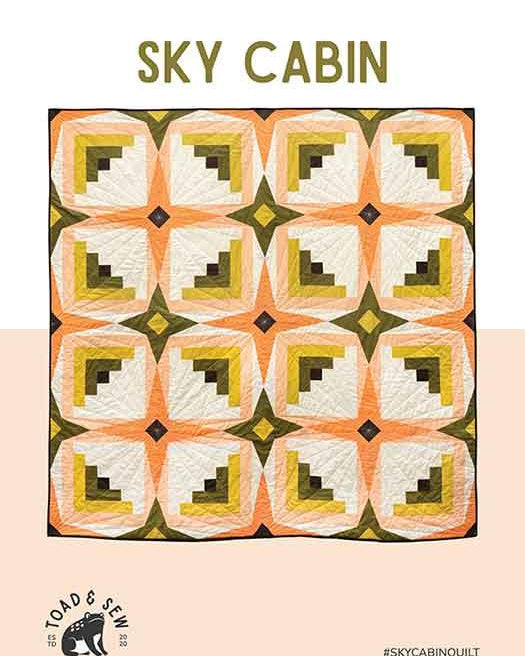 Sky Cabin Quilt Pattern by Toad & Sew - Happy Little Quilt Shop