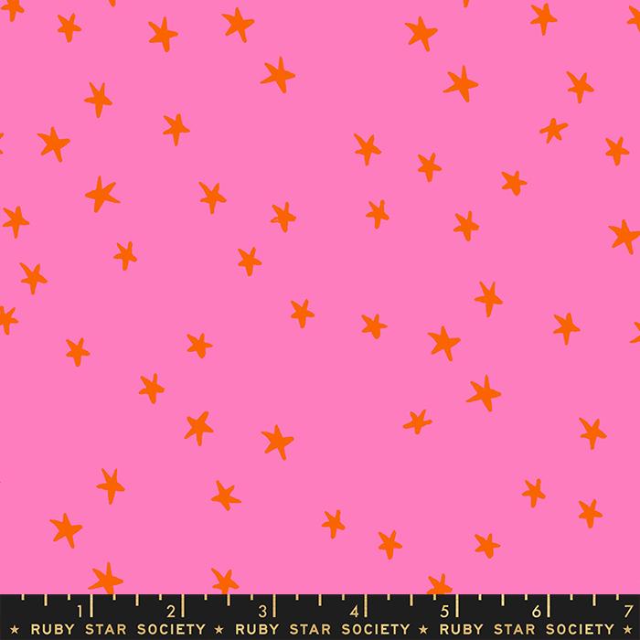 Starry Vivid Pink RS4109 41 Ruby Star Society fabric - Happy Little Quilt Shop