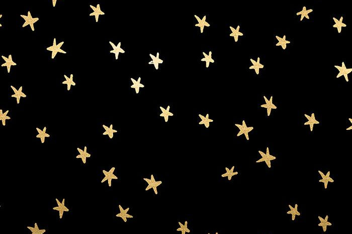 Starry Metallic Black Gold RS4109 50M Ruby Star - Happy Little Quilt Shop