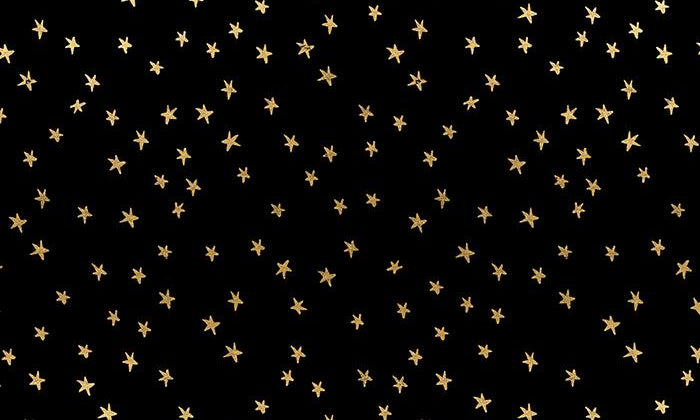 Starry Mini Starry Black Gold RS4110 27M Ruby Star Society fabric - Happy Little Quilt Shop