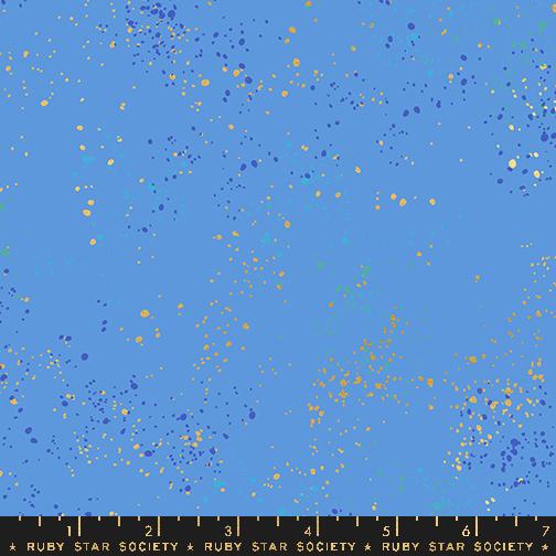 Speckled Metallic Lindley Blue RS5027 127M Ruby Star Society fabric - Happy Little Quilt Shop