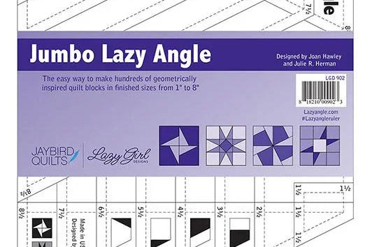 Jumbo Lazy Angle Ruler LGD 902 Lazy Girl Design - Happy Little Quilt Shop