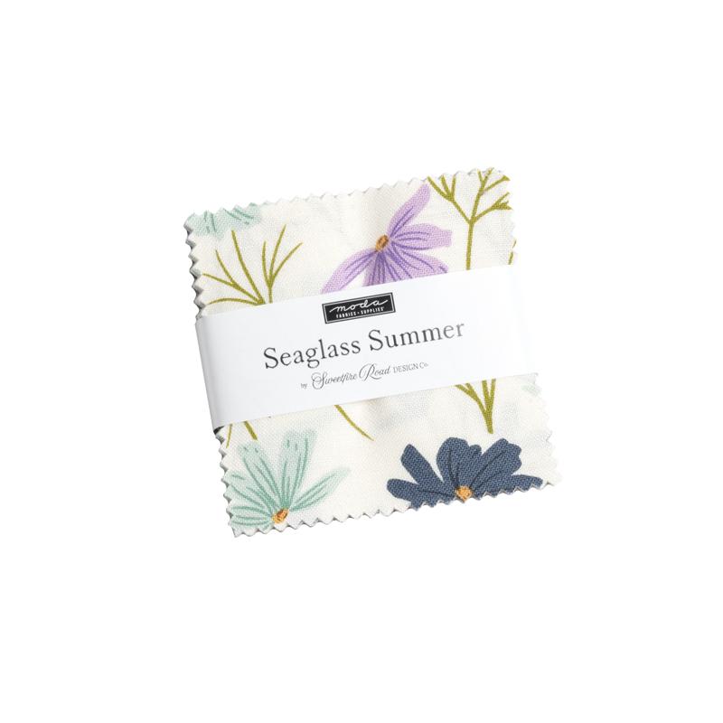 Seaglass Summer Mini Charm 43180MC Moda Precuts#1 - Happy Little Quilt Shop