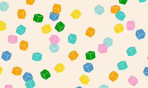 Eye Candy Natural RS5158 12 Ruby Star - Happy Little Quilt Shop