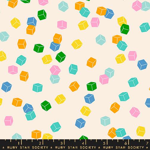 Eye Candy Natural RS5158 12 Ruby Star - Happy Little Quilt Shop