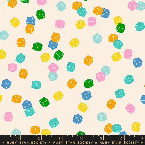 Eye Candy Natural RS5158 12 Ruby Star - Happy Little Quilt Shop