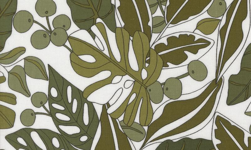 Botany Greenery Paper 11551 11 Moda fabric - Happy Little Quilt Shop
