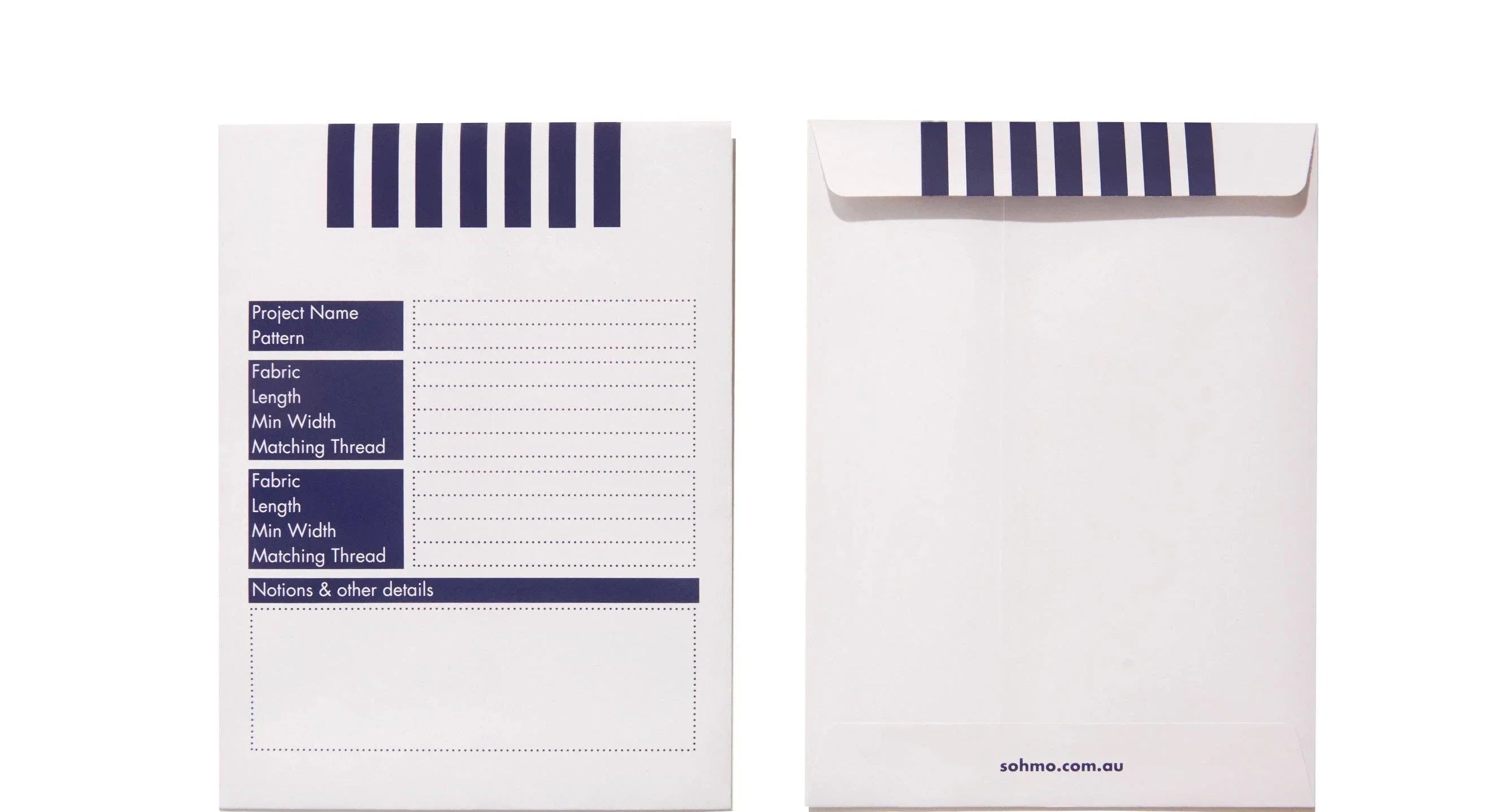 SOHMO - Project Envelopes - Happy Little Quilt Shop