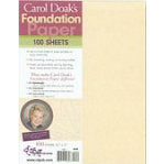 Carol Doak's Foundation Paper 100 sheets - Happy Little Quilt Shop