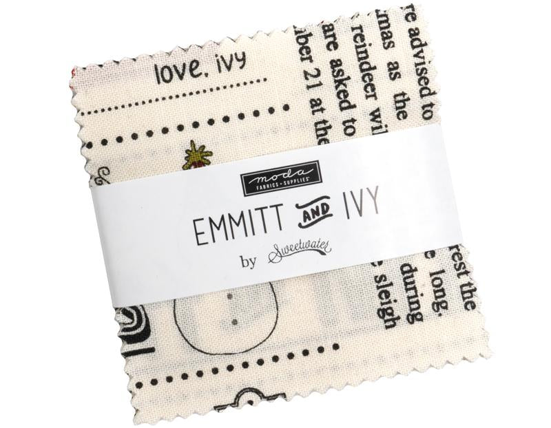 Emmitt and Ivy Mini Charm 55690MC Moda Precuts#1 w/free Pattern - Happy Little Quilt Shop