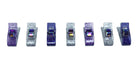 Mixed Glitter Clips - Pack of 50 - Happy Little Quilt Shop