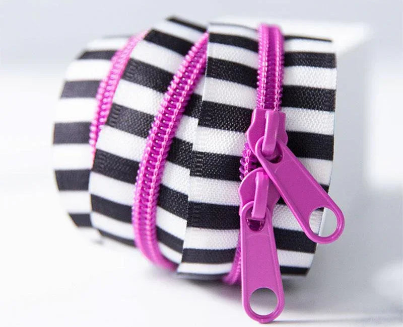 Black & White 30" Zipper Petuna SSCZ02 Stitch Supply#1 - Happy Little Quilt Shop