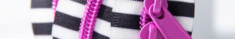 Black & White 30" Zipper Petuna SSCZ02 Stitch Supply - Happy Little Quilt Shop