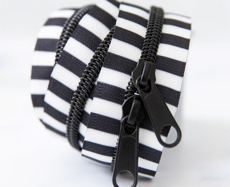 Black & White 30" Zipper Black SSCZ05 Stitch Supply#1 - Happy Little Quilt Shop