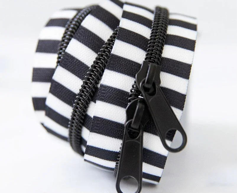 Black & White 30" Zipper Black SSCZ05 Stitch Supply#1 - Happy Little Quilt Shop