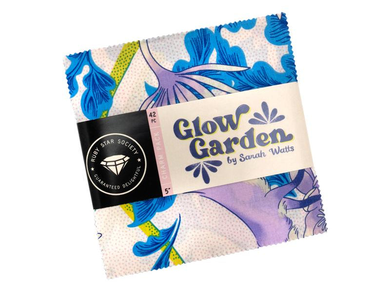 Glow Garden Charm Pack RS2111PP Ruby Star Precut#1 - Happy Little Quilt Shop
