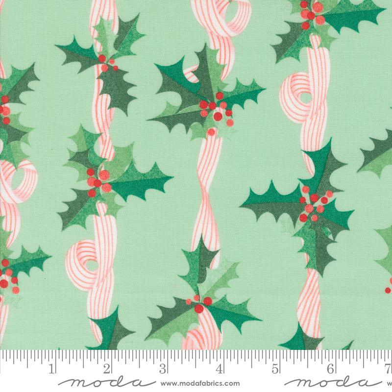 Tiny Christmas Mint 37133 16 Moda fabric - Happy Little Quilt Shop