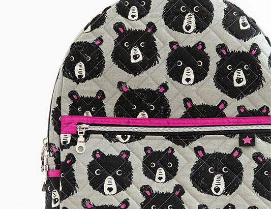 The Archie Backpack KAT 120 Knot And Thread pattern design - Happy Little Quilt Shop