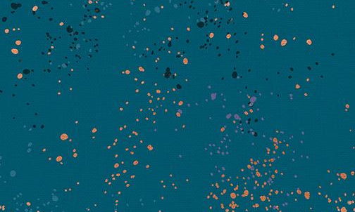 Speckled Canvas Metallic Teal RS1117 53LM Ruby Star - Happy Little Quilt Shop