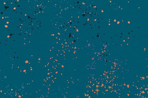 Speckled Canvas Metallic Teal RS1117 53LM Ruby Star - Happy Little Quilt Shop