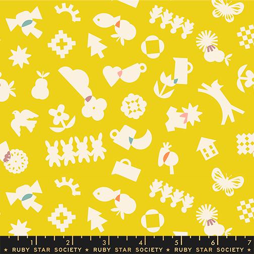 Paper Cuts 2 Starfruit RS1108 12 Ruby Star Society - Happy Little Quilt Shop