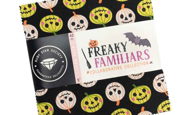 Freaky Familiars Charm Pack RS5190PP Ruby Star Precut#1