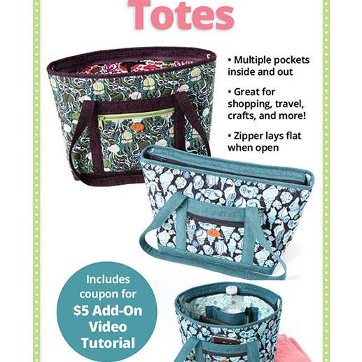 Two Little Totes PBA 314 Patterns By Anni#1 - Happy Little Quilt Shop