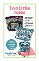 Two Little Totes PBA 314 Patterns By Anni#1 - Happy Little Quilt Shop