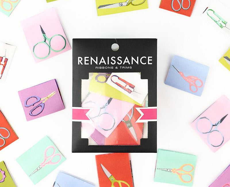 Woven Label Pack Snip Snip WLP 2503 Renaissance Ribbo#1 - Happy Little Quilt Shop
