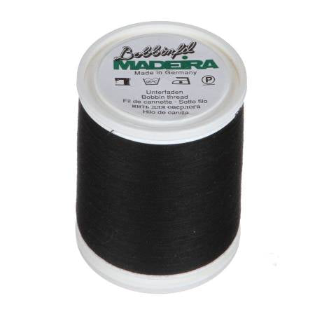 Bobbinfil Black Polyester Bobbin Thread 70wt 1650yds - Happy Little Quilt Shop