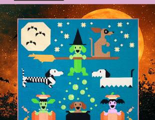 Halloweenies Quilt Pattern - Happy Little Quilt Shop